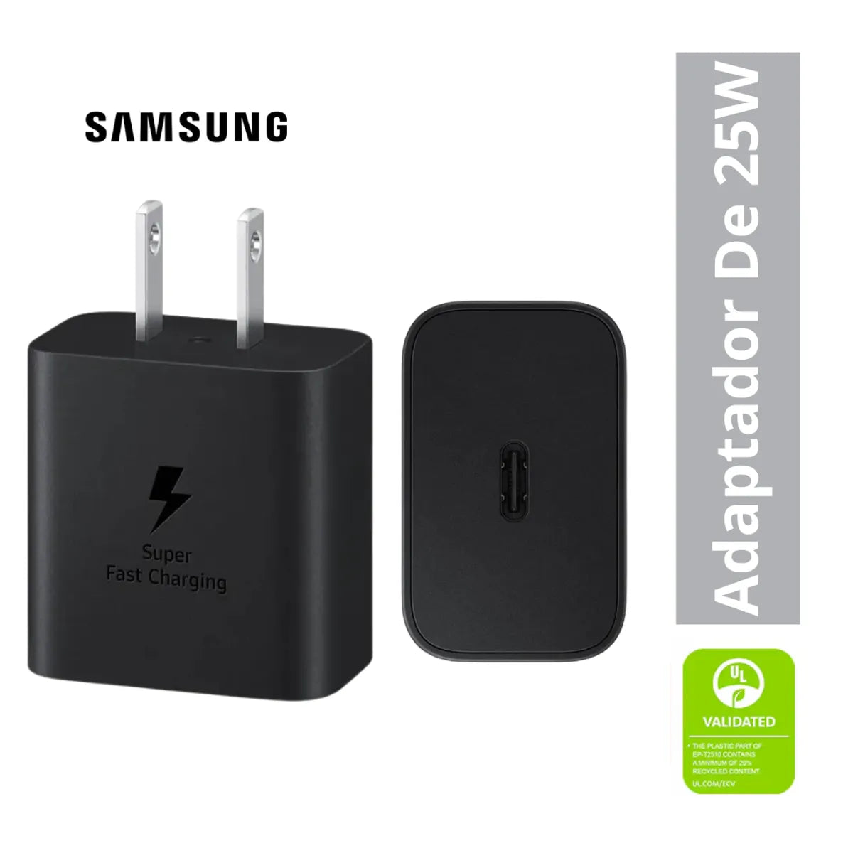 Cubo Cargador Original 25W  Samsung TC